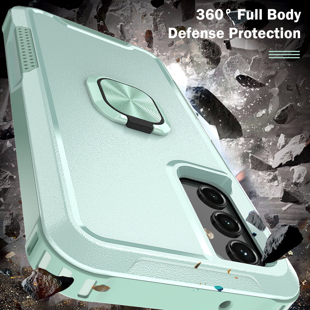 For Samsung Galaxy A14 5G Kickstand Phone Case Plastic Silicone Rotatable Ring Holder Cell Phone Cover For Samsung Galaxy A14 5G Kickstand Phone Case Plastic Silicone Rotatable Ring Holder Cell Phone Cover